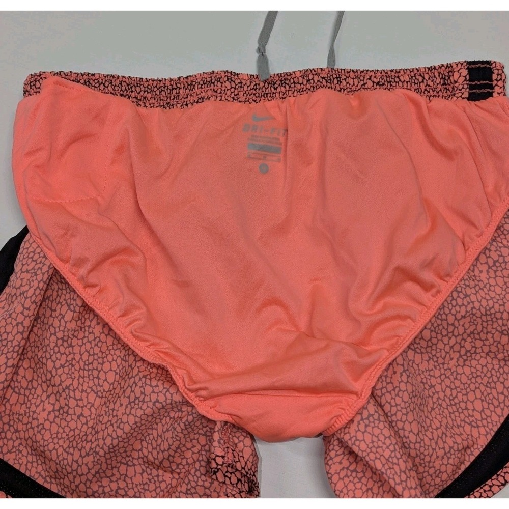 Y2K Athleisure Nike Dri-FIT Neon Coral Running Shorts Size M Gym core - Picture 3 of 3